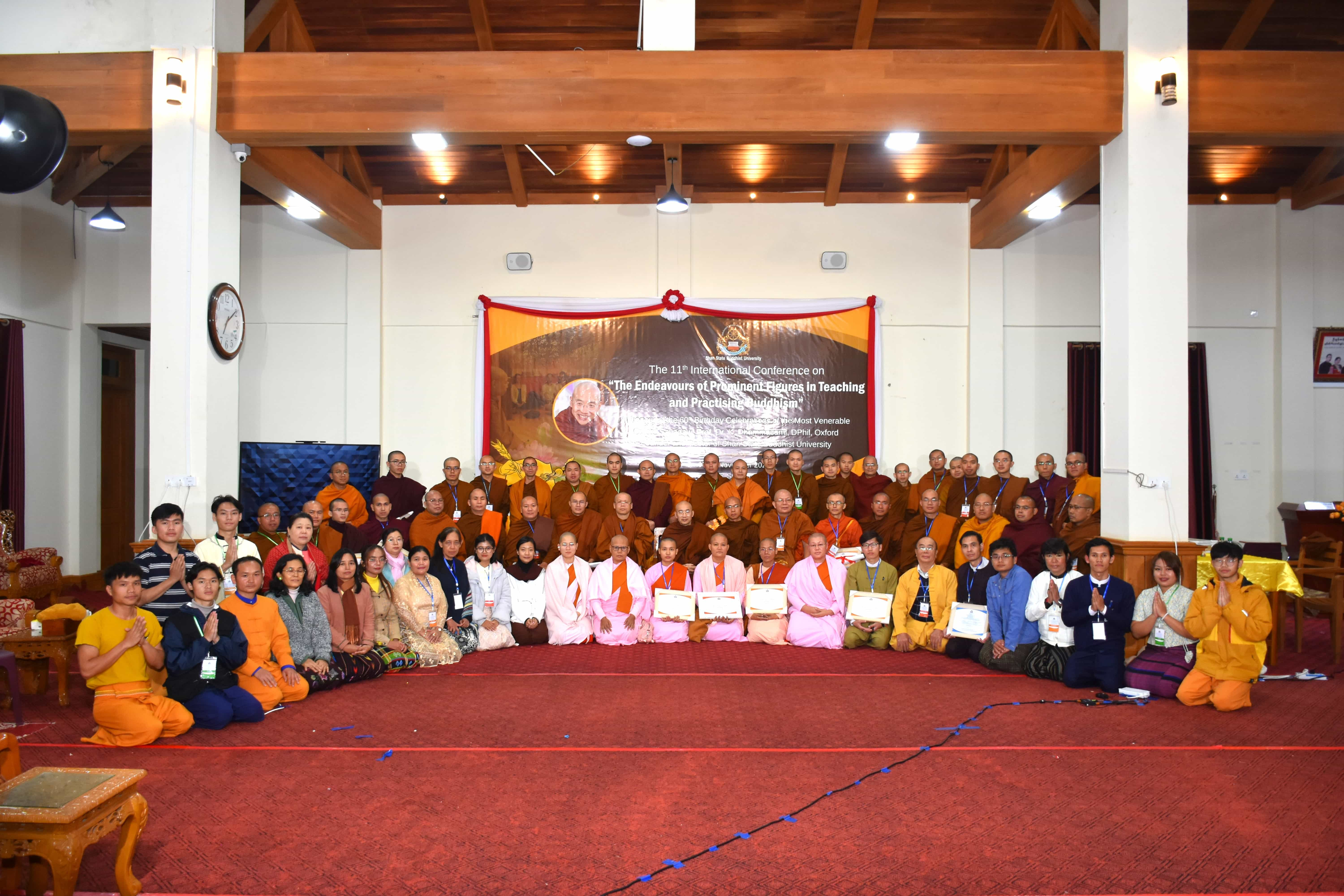 The 11th International Conference on 'The Endeavours of Prominent Figures in Teaching and Practicing Buddhism' organized by SSBU